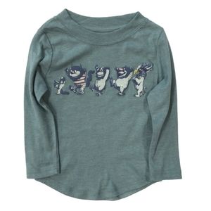 Where the Wild Things Are long sleeved blue/green tshirt